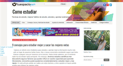 Desktop Screenshot of como-estudiar.estudiantes.info