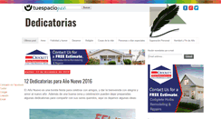 Desktop Screenshot of dedicatorias.estudiantes.info